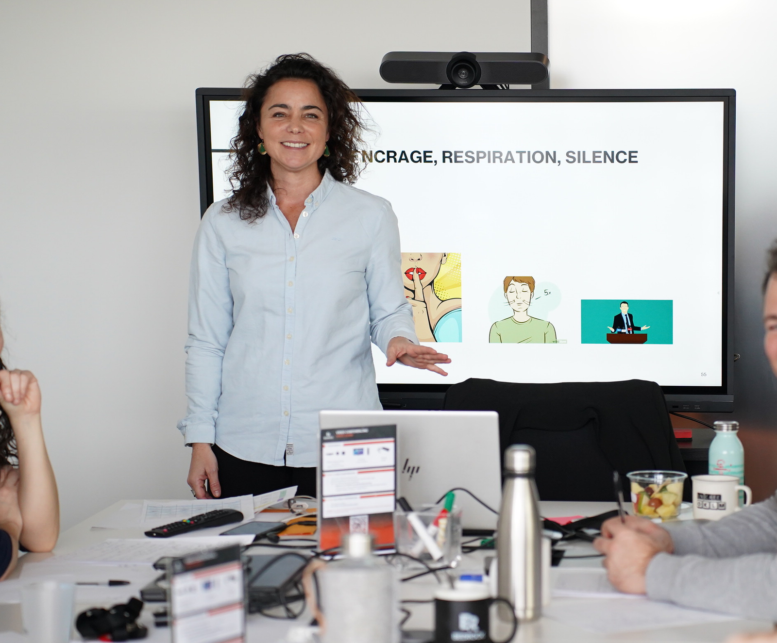 Présentation formation sur écran